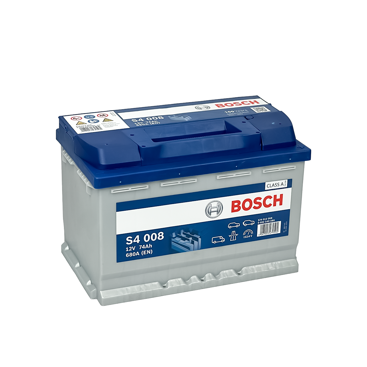 DIN74L BOSCH BATTERY 74AH Bosch Battery | EGP 5,888 | Battireo